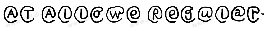 AT Allowe Regular字体转换